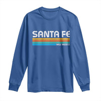 Retro Santa Fe New Mexico Distressed Souvenir Long Sleeve Shirt