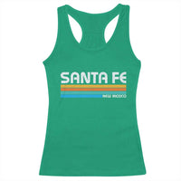 Retro Santa Fe New Mexico Distressed Souvenir Racerback Tank Top