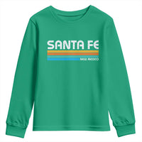 Retro Santa Fe New Mexico Distressed Souvenir Youth Sweatshirt