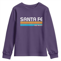 Retro Santa Fe New Mexico Distressed Souvenir Youth Sweatshirt