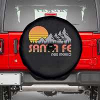 Retro Santa Fe New Mexico Mountain Southwest Spare Tire Cover
