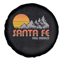 Retro Santa Fe New Mexico Mountain Southwest Spare Tire Cover