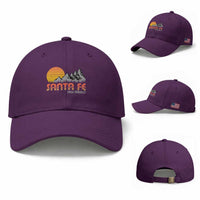 Retro Santa Fe New Mexico Mountain Southwest Baseball Cap