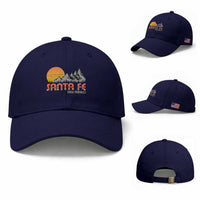 Retro Santa Fe New Mexico Mountain Southwest Baseball Cap