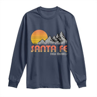 Retro Santa Fe New Mexico Mountain Southwest Long Sleeve Shirt