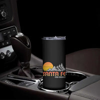 Retro Santa Fe New Mexico Mountain Southwest Skinny Tumbler