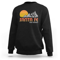 Retro Santa Fe New Mexico Mountain Southwest Sweatshirt