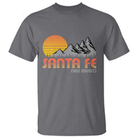 Retro Santa Fe New Mexico Mountain Southwest T Shirt