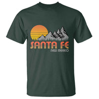 Retro Santa Fe New Mexico Mountain Southwest T Shirt