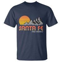 Retro Santa Fe New Mexico Mountain Southwest T Shirt