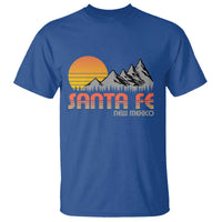 Retro Santa Fe New Mexico Mountain Southwest T Shirt
