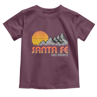 Retro Santa Fe New Mexico Mountain Southwest Toddler T Shirt