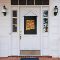New Mexico State Map Zia Symbol Famous Icons Garden Flag