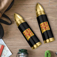 New Mexico State Map Zia Symbol Famous Icons Bullet Tumbler