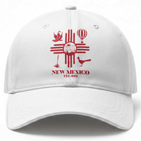 New Mexico Flag Zia Sun Souvenir Baseball Cap New Mexico Zia Chiles Balloon Roadrunner Yucca