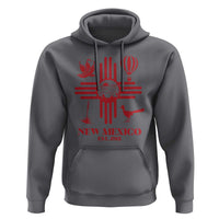 New Mexico Flag Zia Sun Souvenir Hoodie New Mexico Zia Chiles Balloon Roadrunner Yucca