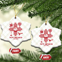 New Mexico Flag Zia Sun Souvenir Ceramic Ornament New Mexico Zia Chiles Balloon Roadrunner Yucca