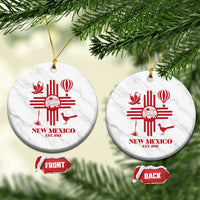 New Mexico Flag Zia Sun Souvenir Ceramic Ornament New Mexico Zia Chiles Balloon Roadrunner Yucca