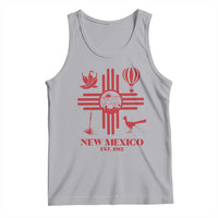 New Mexico Flag Zia Sun Souvenir Tank Top New Mexico Zia Chiles Balloon Roadrunner Yucca
