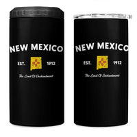 New Mexico Flag Map Zia Sun Souvenir 4 in 1 Can Cooler Tumbler