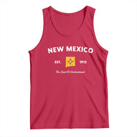 New Mexico Flag Map Zia Sun Souvenir Tank Top