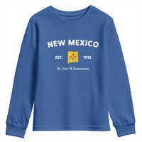 New Mexico Flag Map Zia Sun Souvenir Youth Sweatshirt