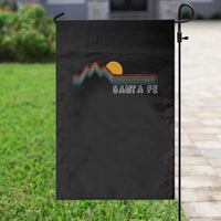 Retro Santa Fe New Mexico Garden Flag