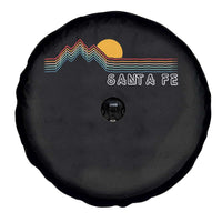 Retro Santa Fe New Mexico Spare Tire Cover