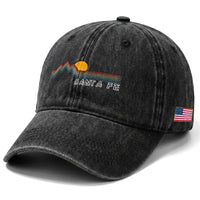Retro Santa Fe New Mexico Washed Cotton Baseball Cap