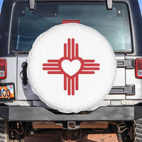 Zia Heart Symbol New Mexico Flag Shirt New Mexican Pride Spare Tire Cover