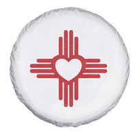 Zia Heart Symbol New Mexico Flag Shirt New Mexican Pride Spare Tire Cover