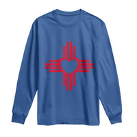 Zia Heart Symbol New Mexico Flag Shirt New Mexican Pride Long Sleeve Shirt
