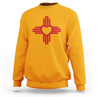 Zia Heart Symbol New Mexico Flag Shirt New Mexican Pride Sweatshirt