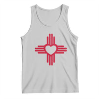 Zia Heart Symbol New Mexico Flag Shirt New Mexican Pride Tank Top