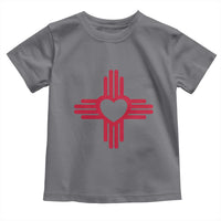 Zia Heart Symbol New Mexico Flag Shirt New Mexican Pride Toddler T Shirt
