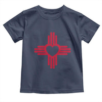 Zia Heart Symbol New Mexico Flag Shirt New Mexican Pride Toddler T Shirt