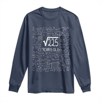 15th Birthday Math Long Sleeve Shirt Square Root of 225 Funny Math Nerd 15 Year Old Gift