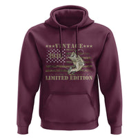 80th Birthday Fishing Vintage 1946 Limited Edition Hoodie Bass Fishing Camouflage American Flag Fisherman Gift