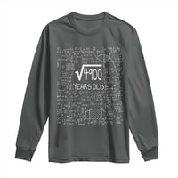 70th Birthday Math Long Sleeve Shirt Square Root of 4900 Funny Math Nerd 70 Year Old Gift