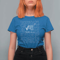 70th Birthday Math T Shirt For Women Square Root of 4900 Funny Math Nerd 70 Year Old Gift
