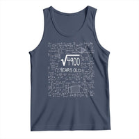 70th Birthday Math Tank Top Square Root of 4900 Funny Math Nerd 70 Year Old Gift