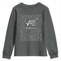 70th Birthday Math Youth Sweatshirt Square Root of 4900 Funny Math Nerd 70 Year Old Gift