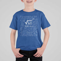 60th Birthday Math T Shirt For Kid Square Root of 3600 Funny Math Nerd 60 Year Old Gift