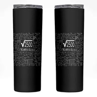 50th Birthday Math Skinny Tumbler Square Root of 2500 Funny Math Nerd 50 Year Old Gift