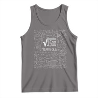 50th Birthday Math Tank Top Square Root of 2500 Funny Math Nerd 50 Year Old Gift