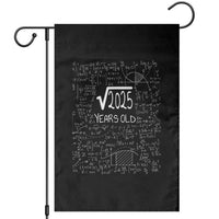 45th Birthday Math Garden Flag Square Root of 2025 Funny Math Nerd 45 Year Old Gift