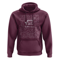 40th Birthday Math Hoodie Square Root of 1600 Funny Math Nerd 40 Year Old Gift