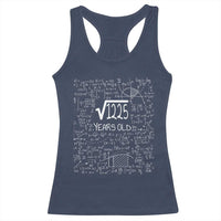 35th Birthday Math Racerback Tank Top Square Root of 1225 Funny Math Nerd 35 Year Old Gift