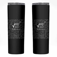 35th Birthday Math Skinny Tumbler Square Root of 1225 Funny Math Nerd 35 Year Old Gift