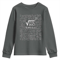 35th Birthday Math Youth Sweatshirt Square Root of 1225 Funny Math Nerd 35 Year Old Gift